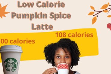 #Falldrinkrecipes #Falldrinkshealthy #cozyfalldrinks Low Calorie Healthy Pumpkin Spice Latte