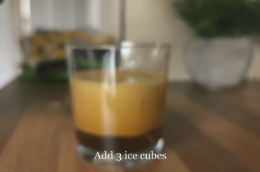 ~ Chocolate orange iced coffee recipe ~ Low calorie ~ Winter iced coffee ~