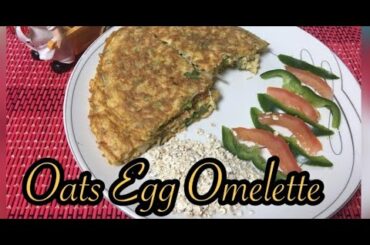 How to make Oats Egg Omelette in Tamil/ Healthy Breakfast Recipe/ Diet Food