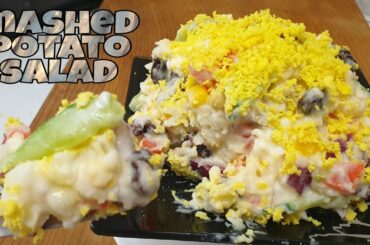 MASHED POTATO SALAD//A HEALTHY AND DELICIOUS SALAD.