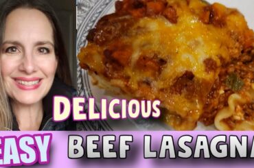 How to make Beef Lasagna Recipe and Garlic Bread | Healthy and Easy