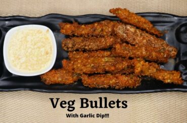 Veg Bullets Recipe | How to Make Veg Bullets at Home | Healthy Snack Recipe | Divya'z Kitchen