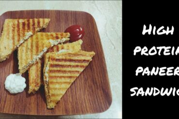 Super Healthy Paneer Sandwiches | High Protein Snacks