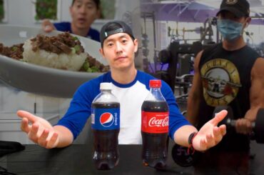 VLOG l Coke vs Pepsi Taste Test +  2 Easy Healthy Recipes + 100 Burpee Workout Challenge