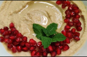 Healthy Classic hummus Recipe- Middle Eastern Dip