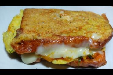 Quick & Easy Healthy Breakfast Sandwich Recipe | Egg Cheese Sandwich | Simple Anday ka sandwich