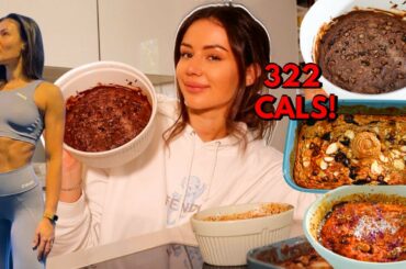 Healthy and Easy BAKED OATS 3 ways Low Cal
