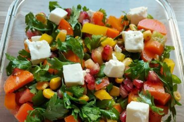 Refreshing healthy diet salad