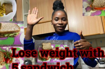 5 HEALTHY SANDWICH FOR A WEIGHT LOSE/HOME MADE SANDWICH/5 SANDWICH PER DI MAGRIRRE