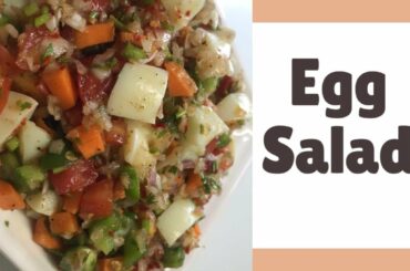 Egg salad | High protein recipe | Healthy diet recipe | Egg recipe | By Cook With Farheen & Arsheen