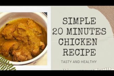 20 Minute Healthy Chicken Thigh Recipe | High Protein Indian Recipe