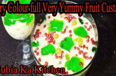Fruit Custard recipe | How to make fruit Custard At home Healthy Dessert
