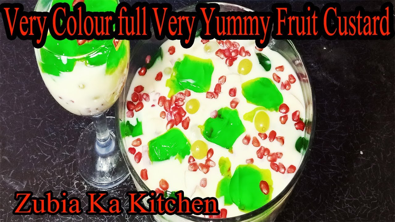Fruit Custard recipe | How to make fruit Custard At home Healthy Dessert Fruit Custard recipe | How to make fruit Custard At home Healthy Dessert