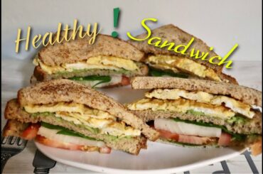 Egg Sandwich Recipe For Weight Loss | Healthy Breakfast | Egg Recipes | Weight Loss Recipe |Sandwich
