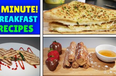 Super Easy 5 Minute Breakfast Recipes | Delicious Breakfast Ideas | Simple Breakfast Recipes