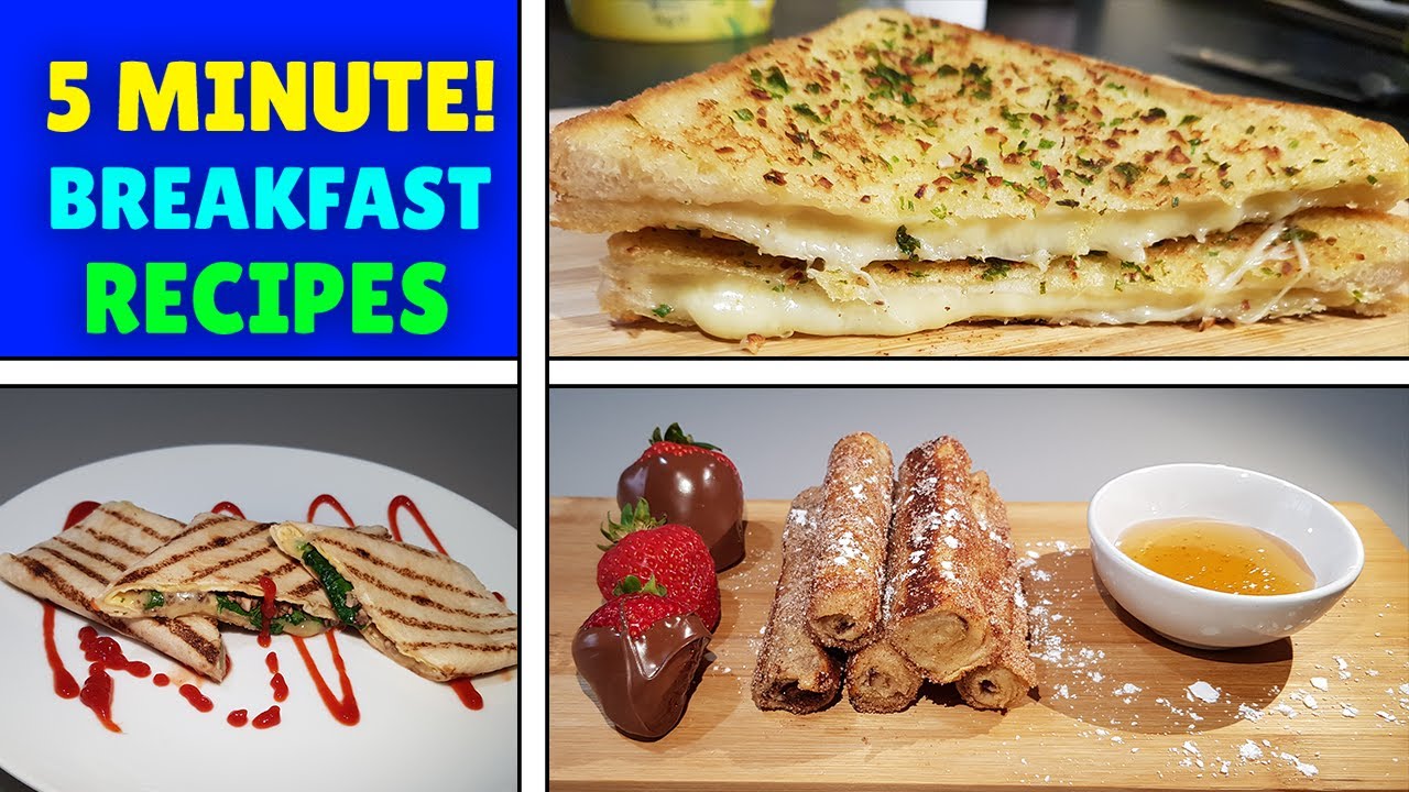 Super Easy 5 Minute Breakfast Recipes | Delicious Breakfast Ideas | Simple Breakfast Recipes Super Easy 5 Minute Breakfast Recipes | Delicious Breakfast Ideas | Simple Breakfast Recipes
