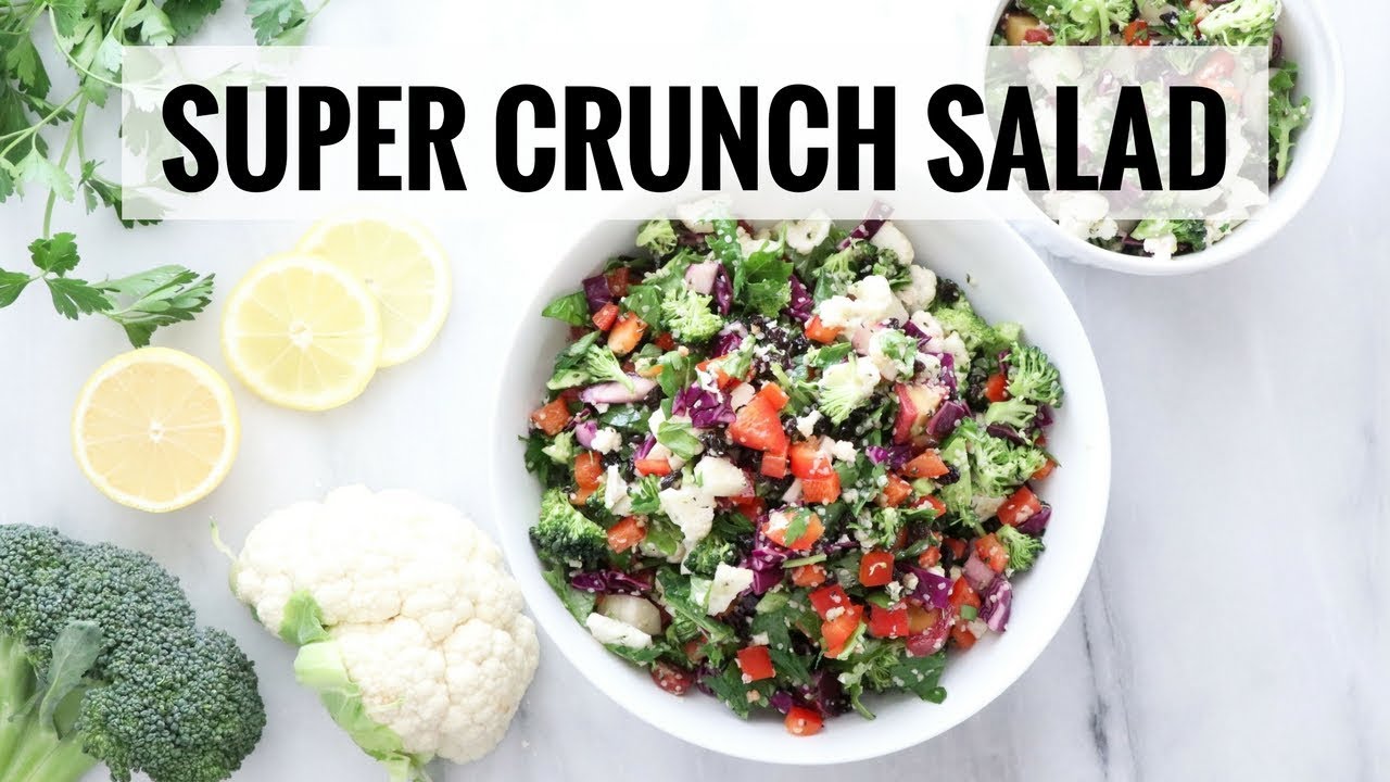 Super Crunch Salad | Easy, Healthy MEAL PREP Recipe | Healthy Grocery Girl Super Crunch Salad | Easy, Healthy MEAL PREP Recipe | Healthy Grocery Girl