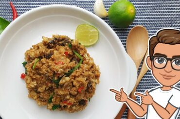 Thai Fried Cauliflower Rice | Healthy Cooking | Keto Recipes | Quick and Easy Cauliflower Recipe