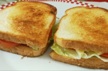 TOASTED CHEESE SANDWICH FOR BREAKFAST || Sarah Bornasal