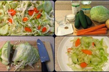 How To Make Jewish Deli Salad "Health Salad"