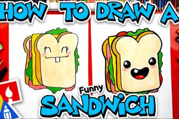 How To Draw A Funny Sandwich