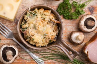 LOW-CALORIE healthy dinner ideas to LOSE WEIGHT with mushrooms. Cheap and delicious. #14