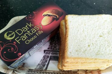 Dark fantasy bread snacks | 5 minute snacks recipe at home | 5 minute snacks with bread