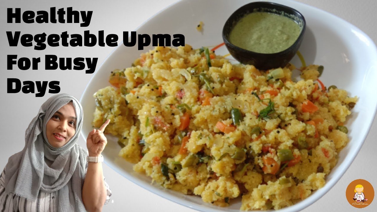 Perfect Healthy Vegetable Upma | Easy & Healthy Breakfast Recipe | donut delicacies Perfect Healthy Vegetable Upma | Easy & Healthy Breakfast Recipe | donut delicacies