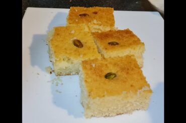 Basbousa Recipe/ Quick and Easy Basbousa Recipe by Healthy Food Corner