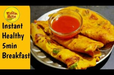 Atta Chilla for healthy breakfast only 5 minute | Nasta Recipe | easy breakfast recipe