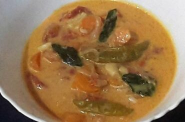 Carrot Tomato Coconut Milk Stew/ Dinner Recipes / Veg Recipes / Carrot Recipes / Tomato Recipes #605