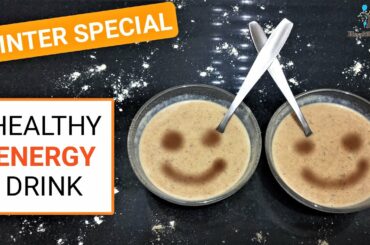 Hot Energy Milk Recipe | Winter Special Energy Hot Milk | Healthy Hot Drink for winter