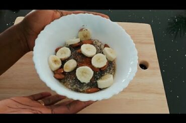 How to prepare the perfect Oatsmeal porridge #healthy breakfast meal,# weight lost recipe .