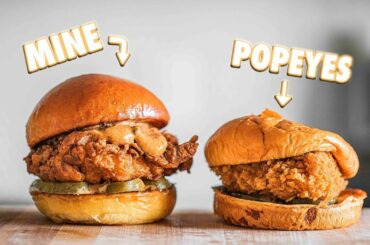 Making The Popeyes Chicken Sandwich At Home, But Better