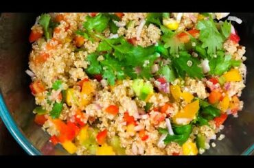 Quinoa Recipe | Best Quinoa Salad Recipe EVER | Mexican Quinoa Salad | Healthy Quinoa Recipe |