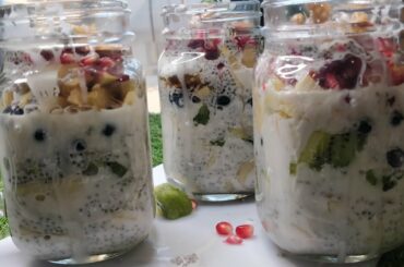 Fruits,Nuts & Chia Seeds Salad Recipe | Breakfast Recipe | Healthy Salad Recipe |Fruit Salad Dessert