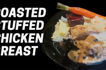 How to Make Roasted Stuffed Chicken Breasts | Chicken Stuffed with Cheese (Easy & Healthy Dinner)