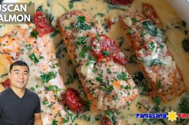 Creamy at Mabawang na Tuscan Salmon | Easy and Healthy Salmon Recipe
