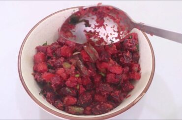 Carrot beetroot beans fry recipe | healthy recipe | Good food good memory | chef Anil | healthy fry