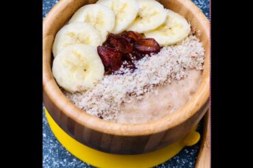 Healthy Almond Oatmeal Breakfast For Your Toddler (healthy food for 1 year old baby) #shorts