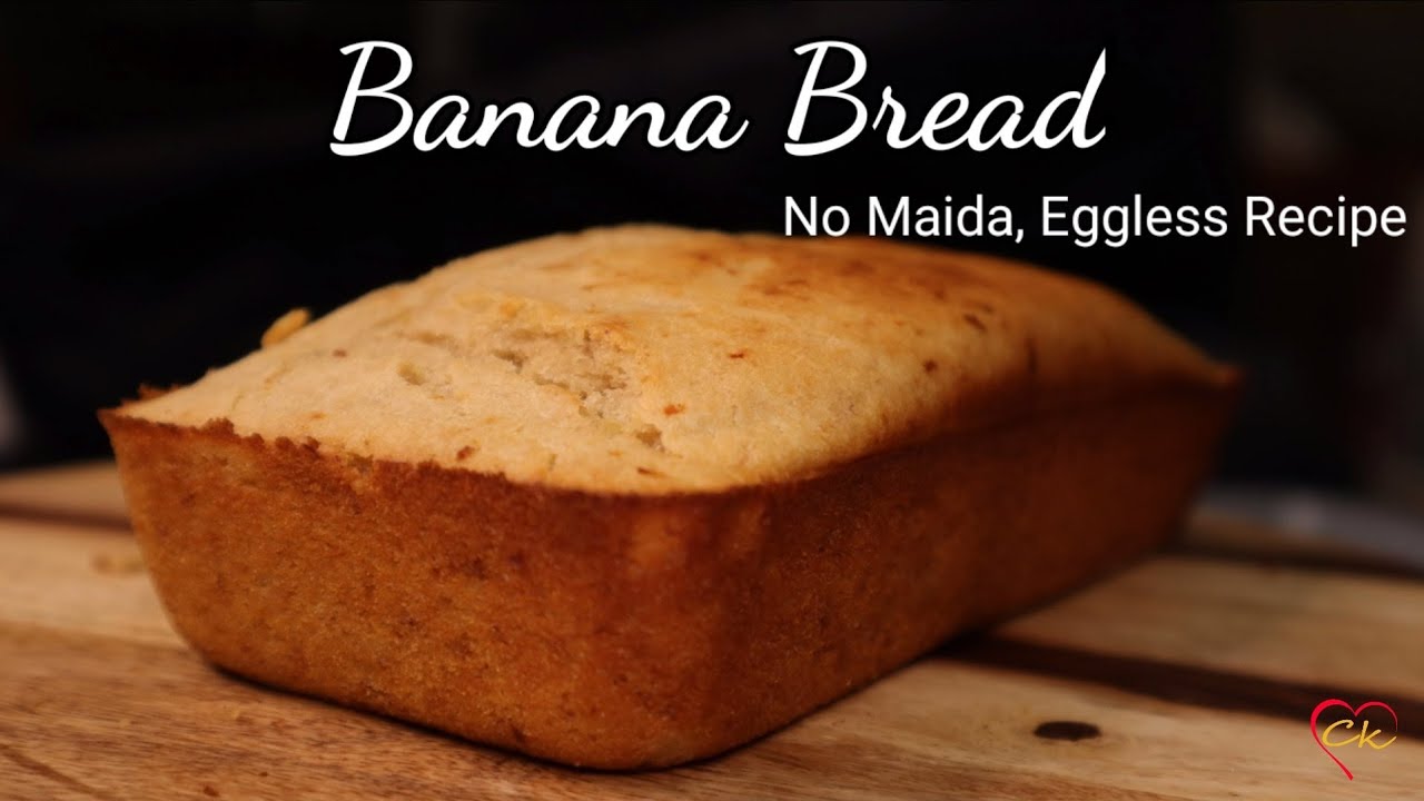 Healthy Whole Wheat Banana Bread Recipe | No Maida No Processed Sugar | CookWithLove Healthy Whole Wheat Banana Bread Recipe | No Maida No Processed Sugar | CookWithLove