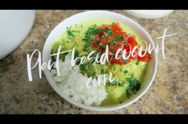 Cook with me! Easy and Healthy Plant based Dinner! Coconut Vegetable Curry!