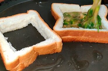 5 Minutes Recipe | Easy & Healthy Brakefast Recipe | Tasty Egg & Bread | Delicious Breakfast