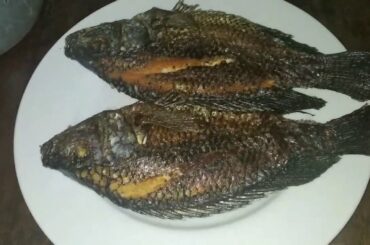 Mukbang Pritong Tilapia at Gulay Healthy Food Recipes