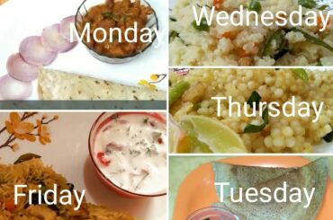 5 Weight loss dinner recipes with subtitles/monday to friday dinner/light dinner recipes/Indianmom