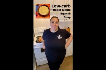 How to make Low-carb Roast Vegetable Maple Squash Soup/easy recipe! #shorts