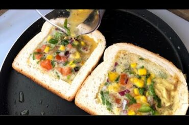 New Breakfast Recipes | Less oil Snacks Recipe | How to make | Bread Recipes | Egg Snacks Recipes