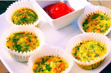 egg muffin recipe | healthy breakfast recipe|vegitables omelets muffins recipe