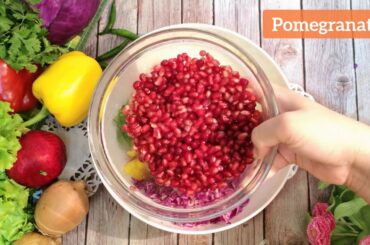 Fresh Corn & Pomegranate Salad | The worlds famous salad recipe | Pomegranate Salad | Corn salad