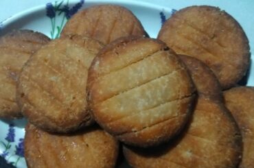 Wheat flour biscuits. Healthy snacks recipe.